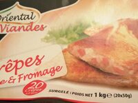 Crêpes dinde et fromage