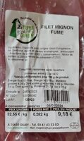Filet mignon fumé