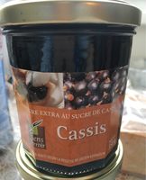 Confiture extra au sucre de canne Cassis