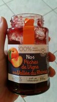 Confiture nos pêches de vigne