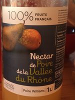 Nectar de poire de la vallée du Rhone