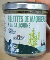 Rillettes de maqueteaux et salicorne