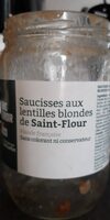 Saucisses aux lentilles blondes de St Flour
