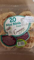 Minis blinis frais au sarrasin x20 100g