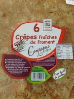 6 Crêpes fraiches de froment