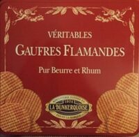 Veritables gaufres flamandes pur beurre et rhum