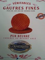 Gaufres fines  Caramel au beurre salé