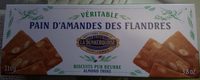 Pain d'amande des Flandre pur beurre , 110G