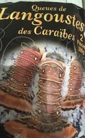 Queues de langoustes des caraibes, 2 pièces