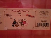 Pâtes de fruits