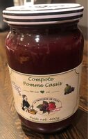 Compote pomme cassis