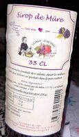 Sirop de mure