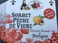 Sorbet peche de vigne