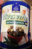 Olives vertes dénoyautées