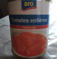Tomates entieres pelées au jus