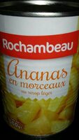 Ananas en morceaux au sirop léger