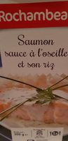 Saumon sauce à l'oreille et son riz