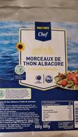 Morceaux de thon albacore
