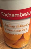 Oreillons d'abricots peles au sirop leger