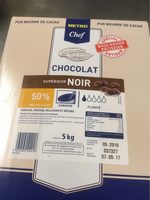 Chocolat metro chef