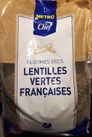 Lentilles vertes françaises