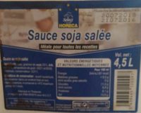 Sauce soja salée
