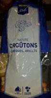 Croûtons nature cubiques, grillés
