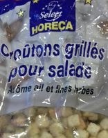 Croûtons grillés pour salade