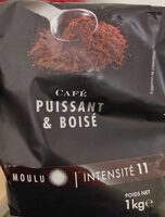 Café puissant et boisé