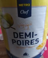 Demi-poire au sirop léger