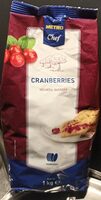 Cranberries séchées sucrées