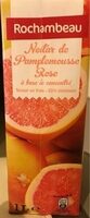 Nectar de pamplemousse rose à base de concentré