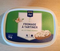 Fromage à tartiner à l'ail et aux fines herbes