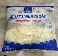 Mozarella râpée 20% MG