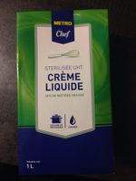 Crème liquide