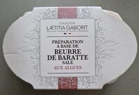Beurre de baratte salé aux algues