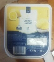 Sorbet citron jaune