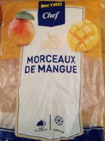 Morceaux de mangue surgelés