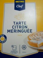 Tarte citron meringuée