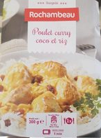 Poulet curry coco et riz