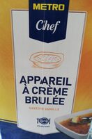 Appareil à crème brûlée saveur vanille