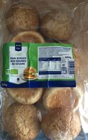 Pain burger aux graines de sesame