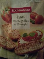 Petits Pains Grillés au Blé Complet
