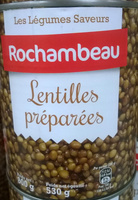 Lentilles préparées