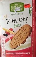 P'tit dej céréales et fruits rouges