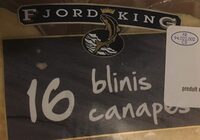 Blinis Canapés X16
