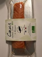 Coeur saumon fumé bio