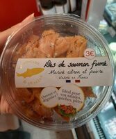 Dés de saumon fumé