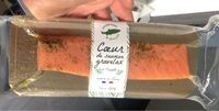 Cœur de saumon gravelax
