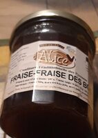 Confiture fraise fraise des bois